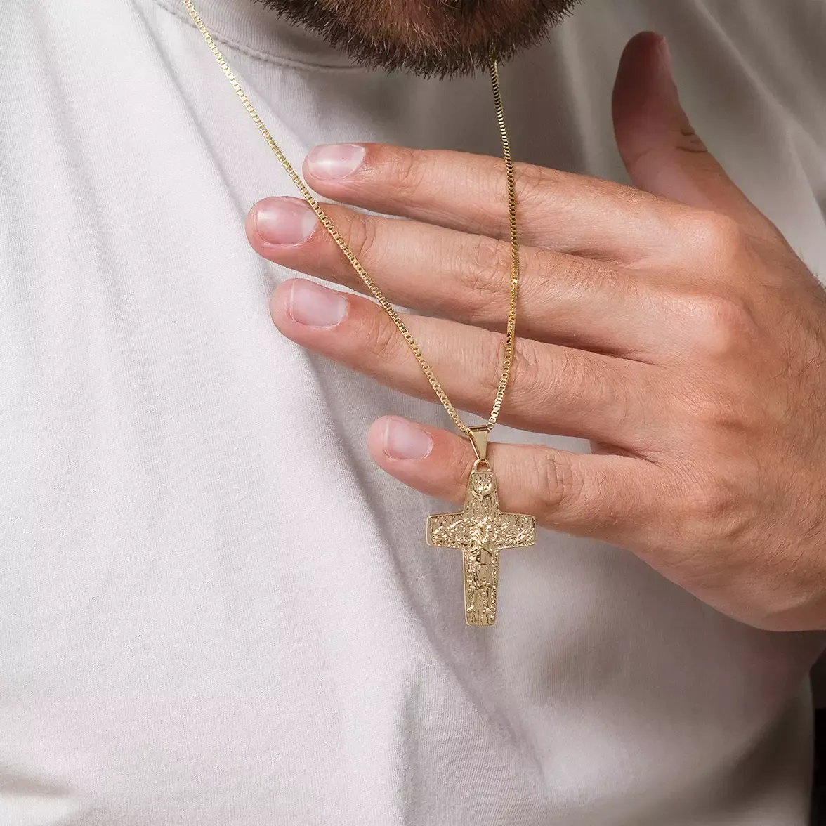 Dije Cruz Buen Pastor — vista 4