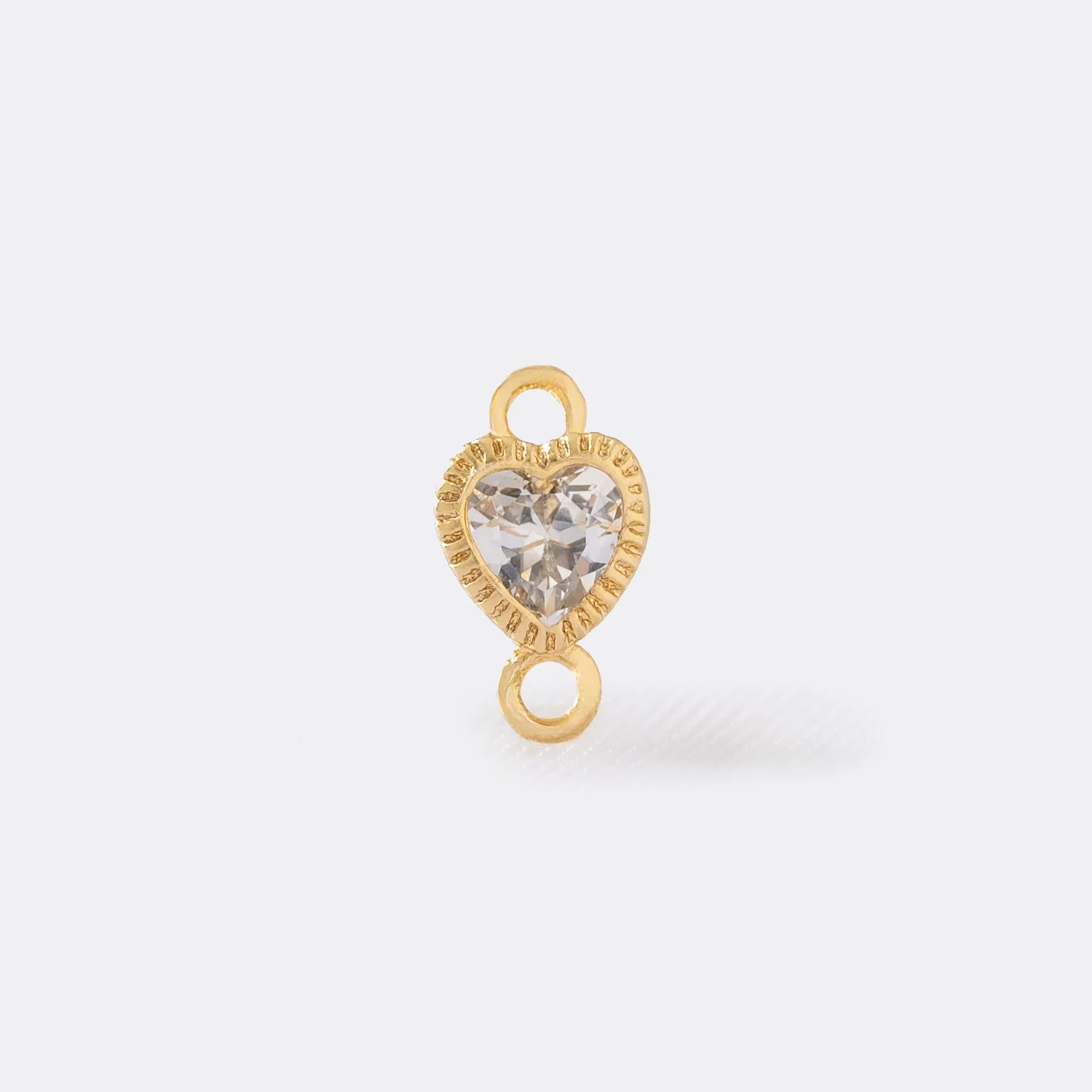 Charm Corazón Mini Circonia