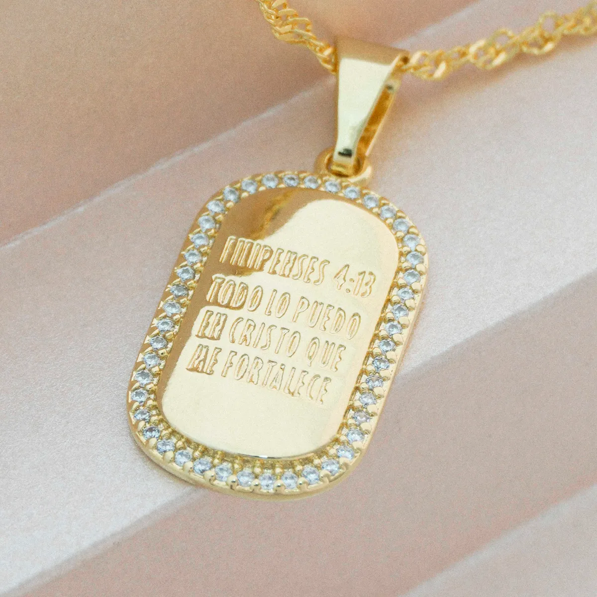 Dije Placa Filipenses 4:13 — vista 2