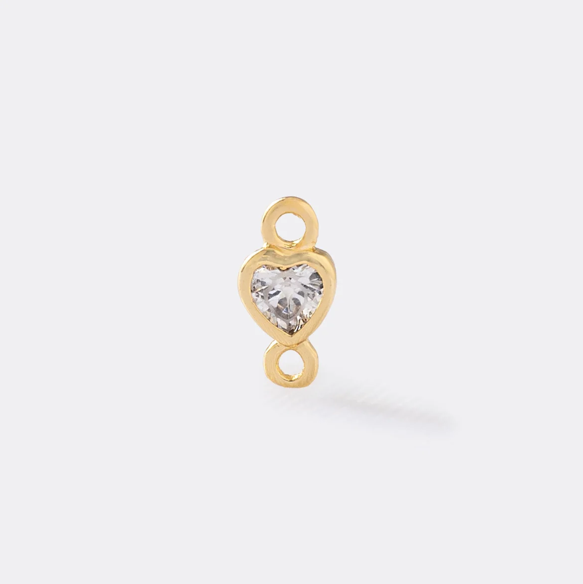 Charm Corazón Circonia
