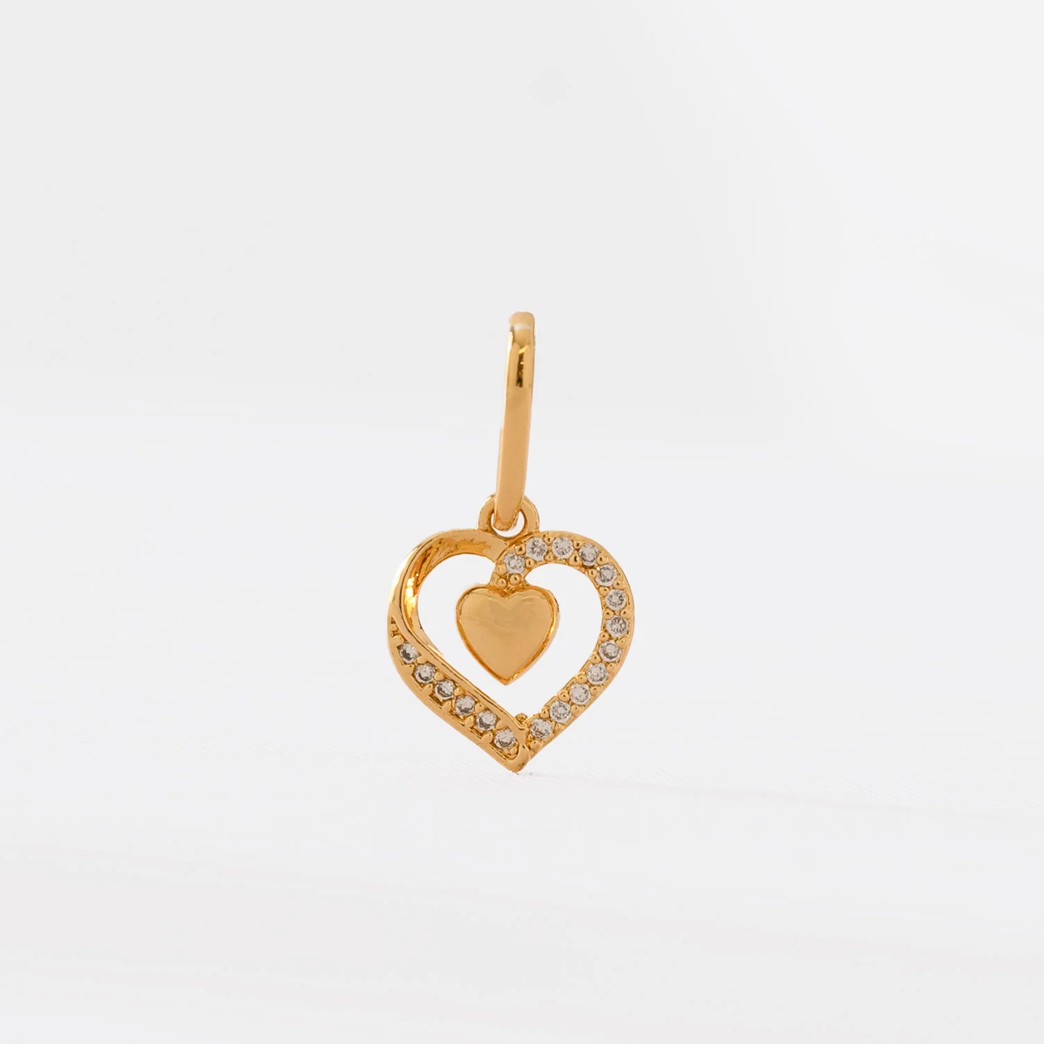 Dije Double Heart