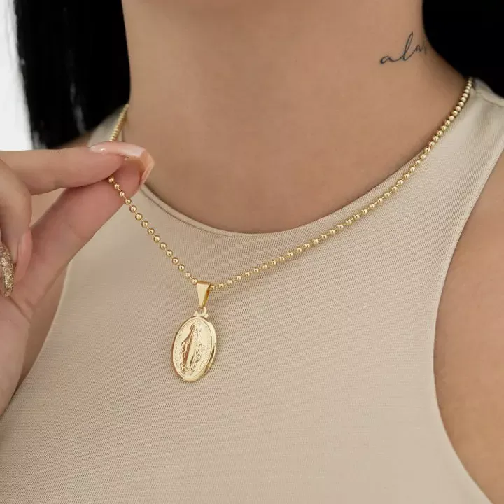 Dije Virgen Milagrosa Mediana — vista 5