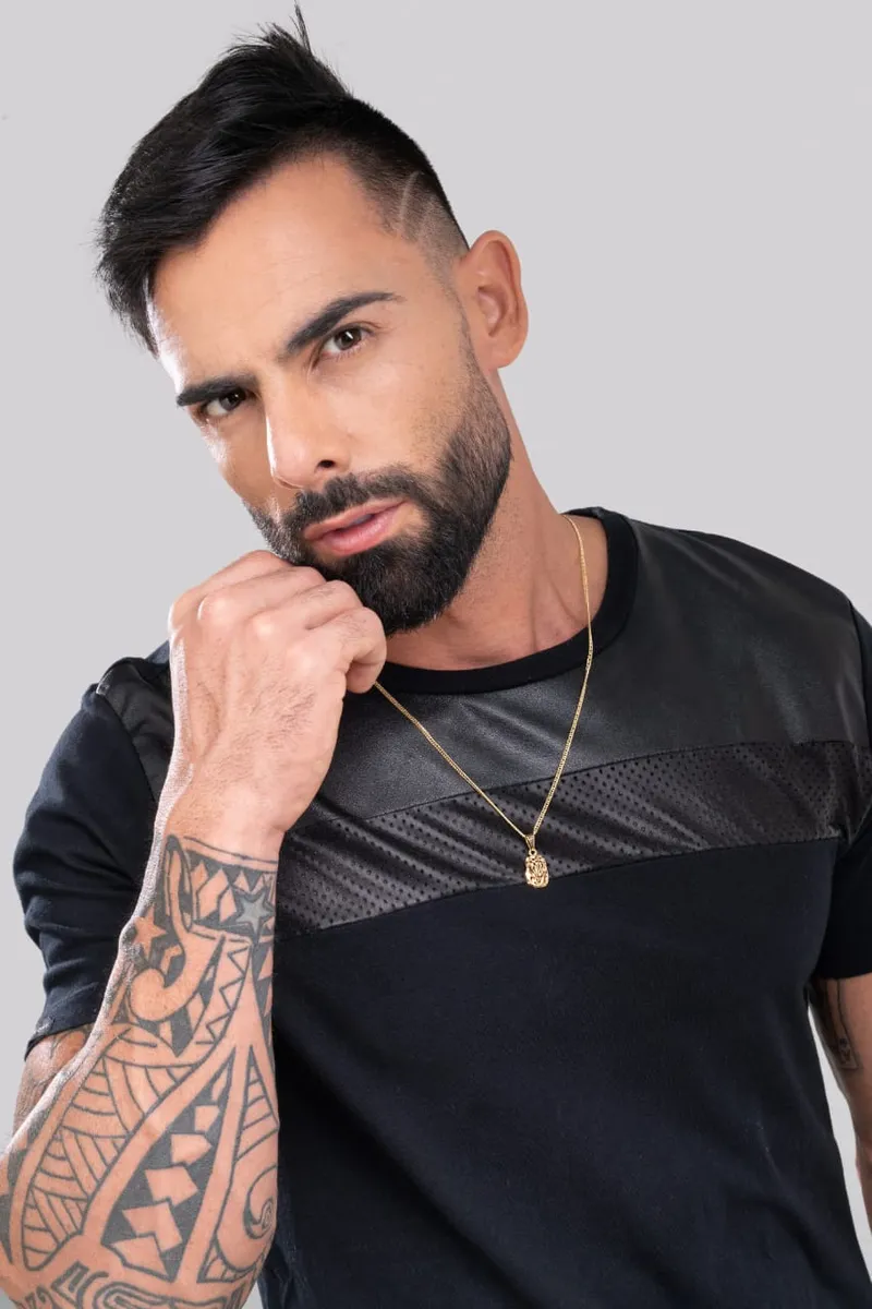 Dije Rostro Mediano Tallado — vista 6