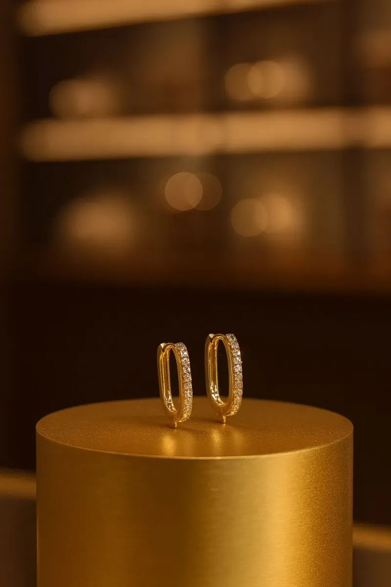 Aretes Candonga Gold Luxury — vista 2