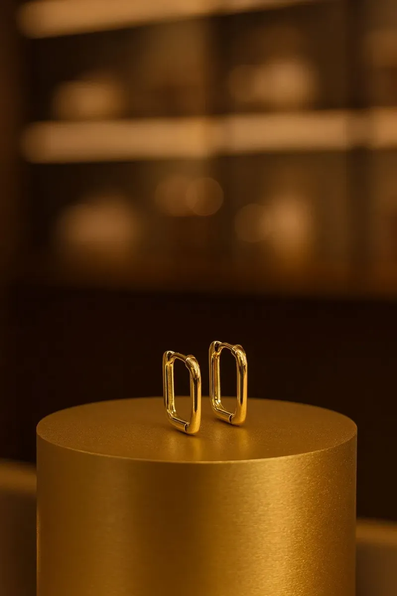Aretes Candonga Gold Clasic — vista 2