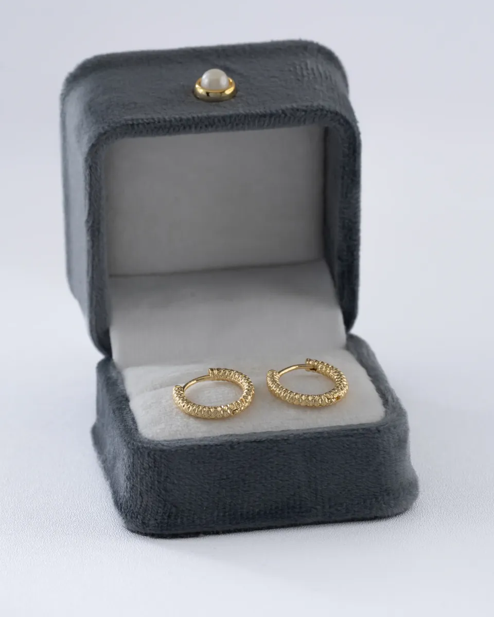 Aretes Candonga Facet — vista 3
