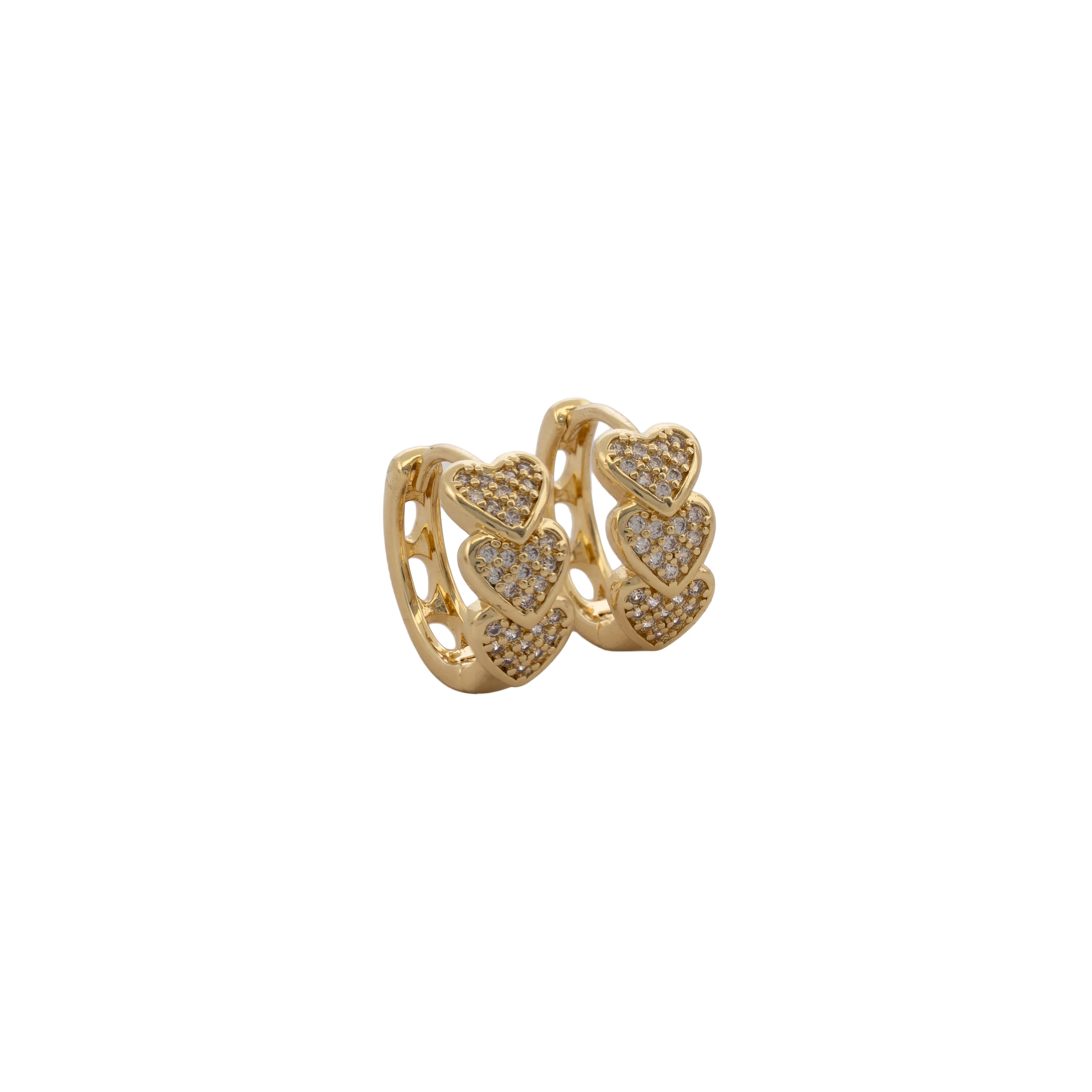Aretes Candonga Heart Circones