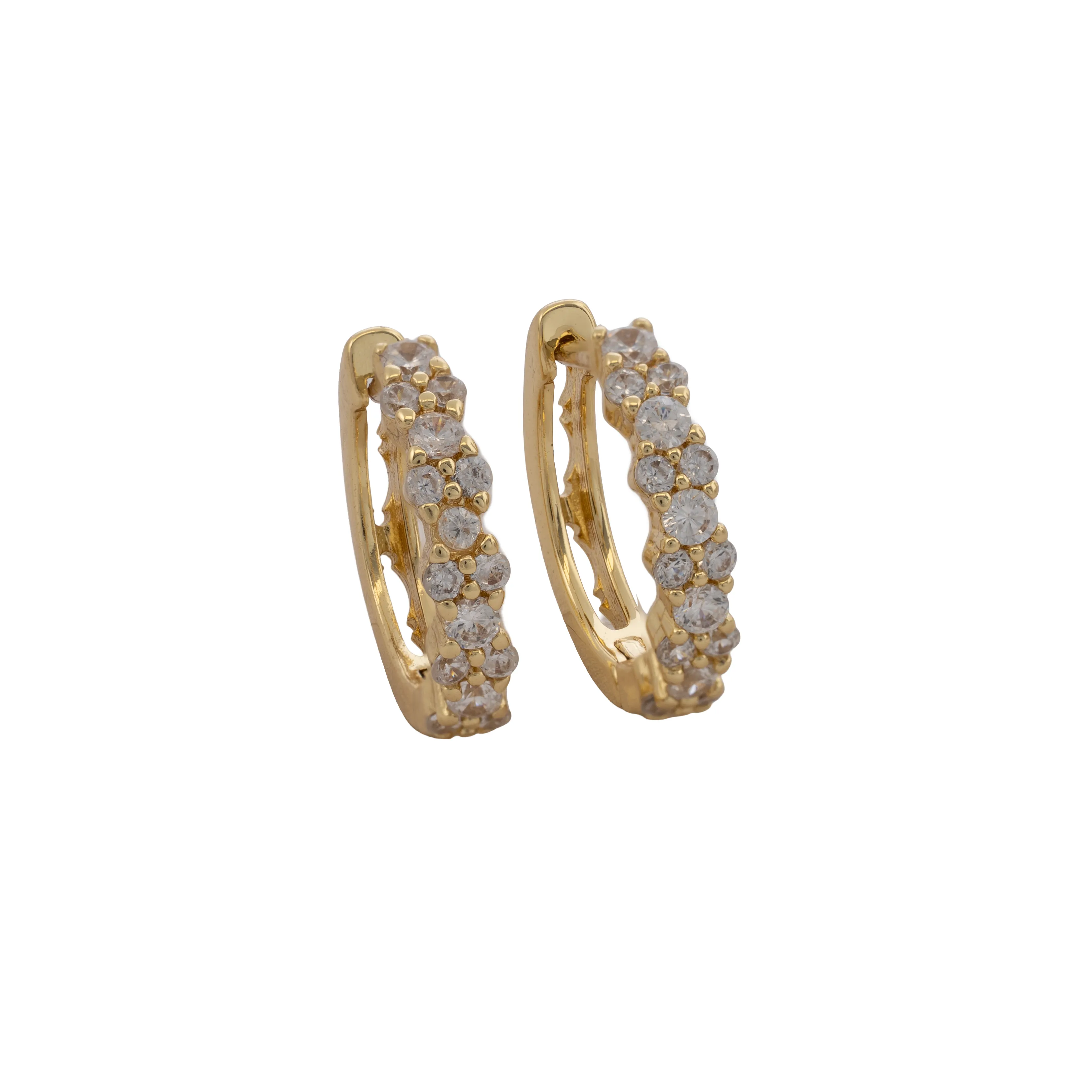 Aretes Candonga Hoop Crystal