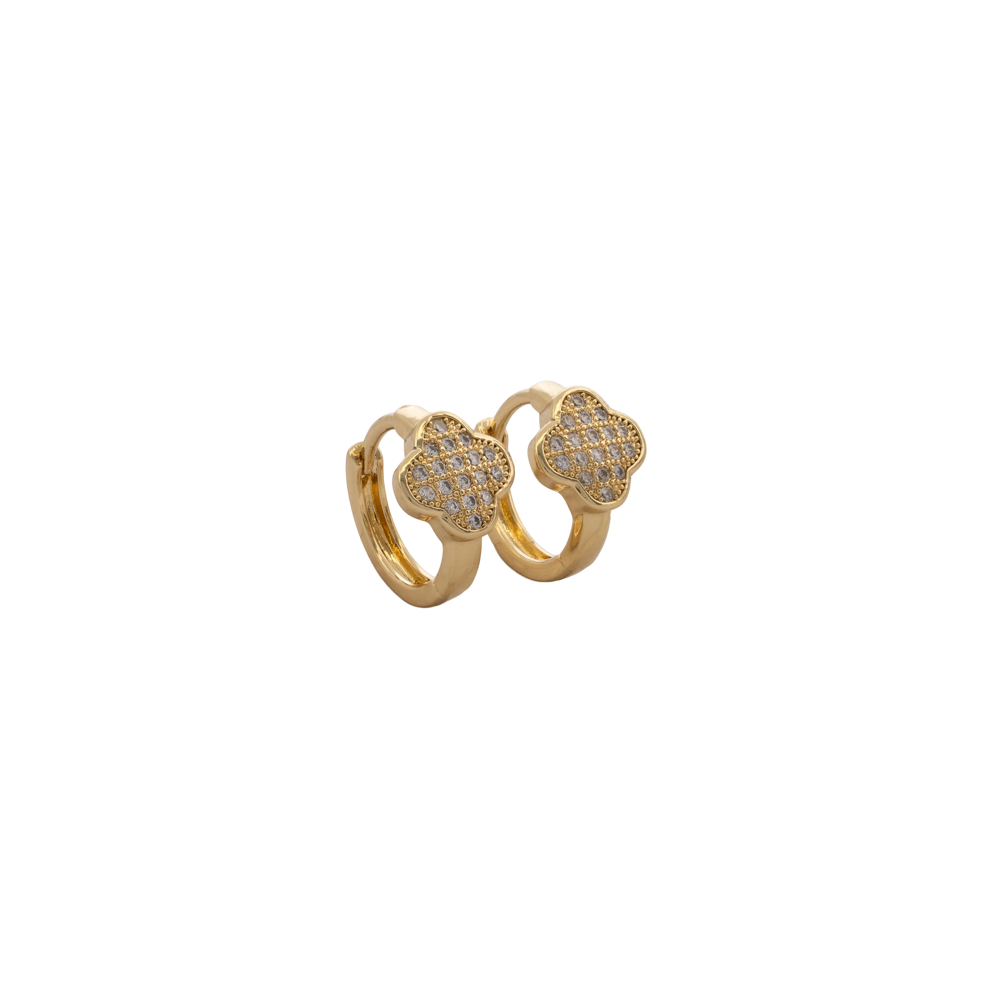 Aretes Candonga Clover Luxe