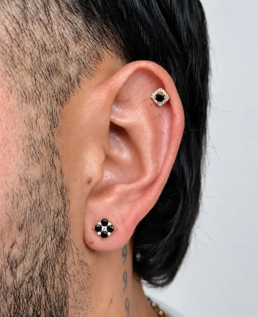 Aretes Fleur Imperiale — vista 3