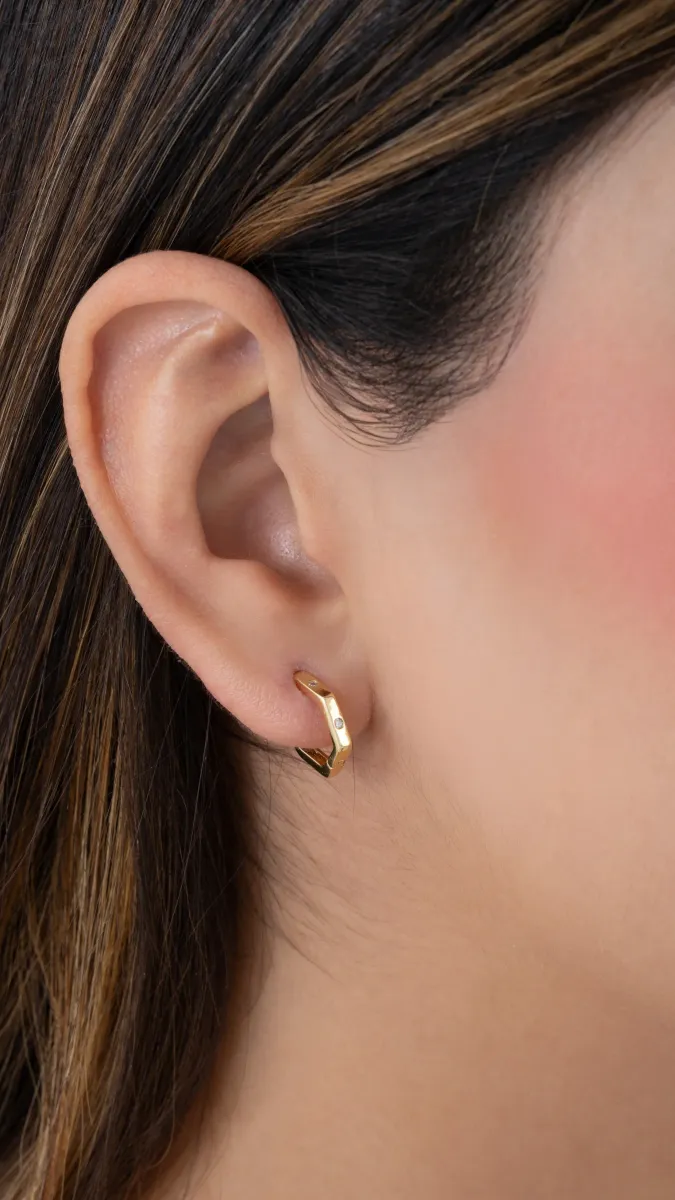 Aretes Candonga Hexa Grial — vista 2