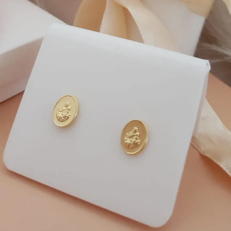 Aretes Mini Virgen del Carmen — vista 2