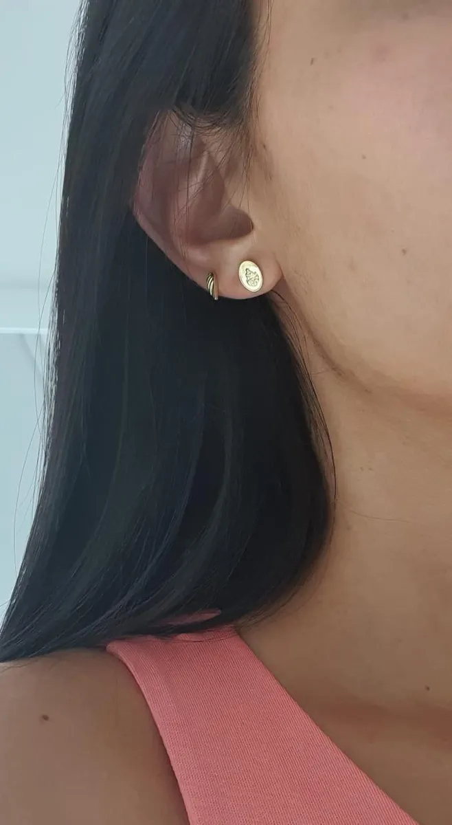 Aretes Mini Virgen del Carmen — vista 6