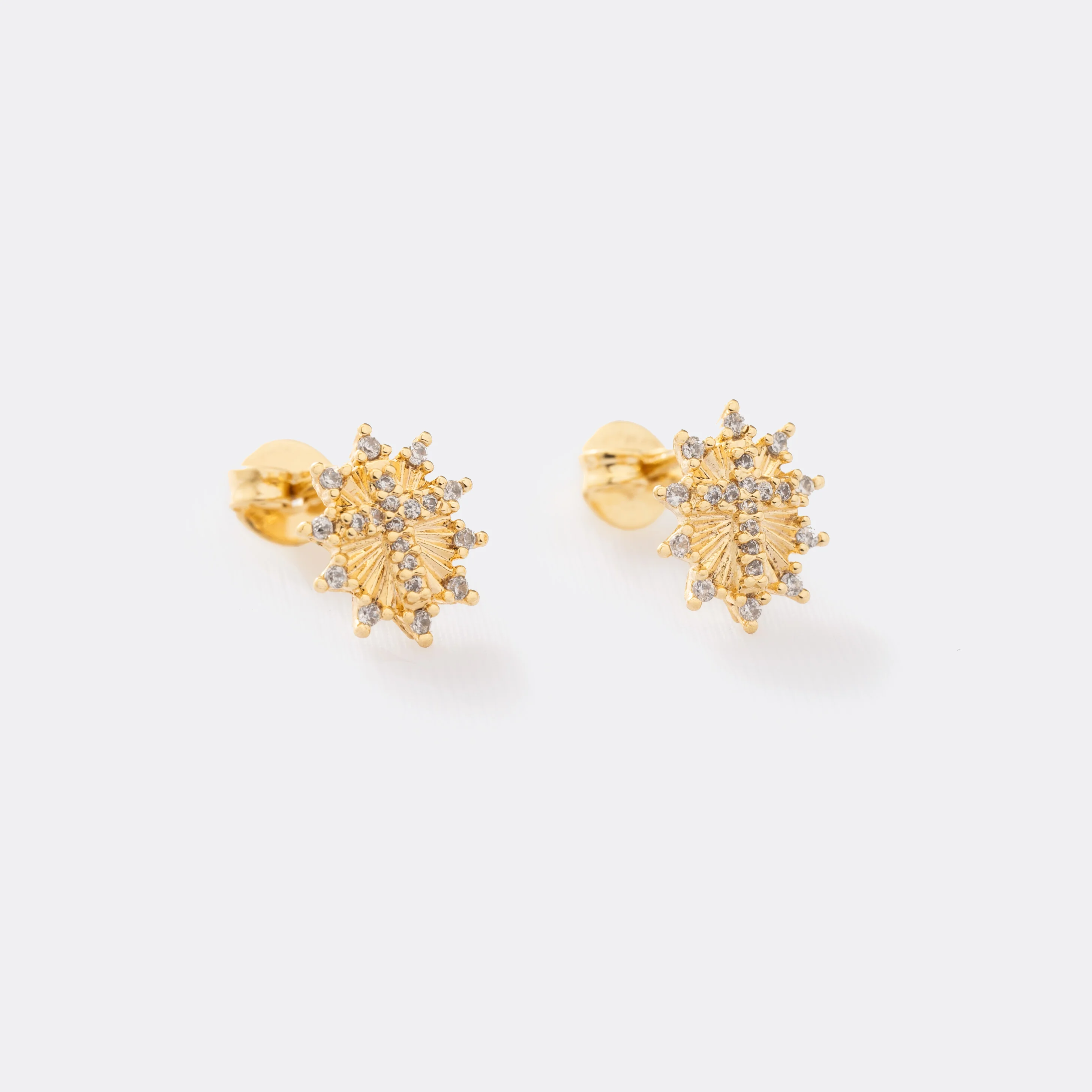 Aretes Cruz Sagrada Circonias
