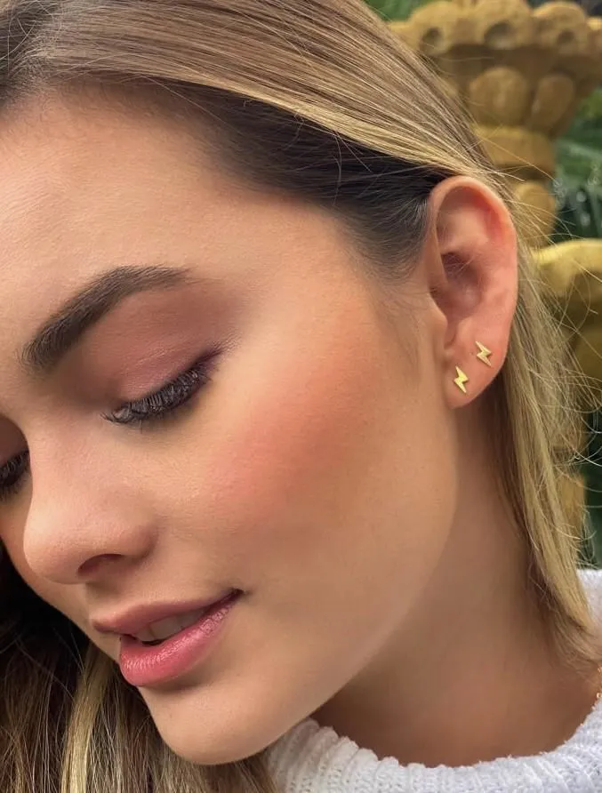 Aretes Rayo — vista 4