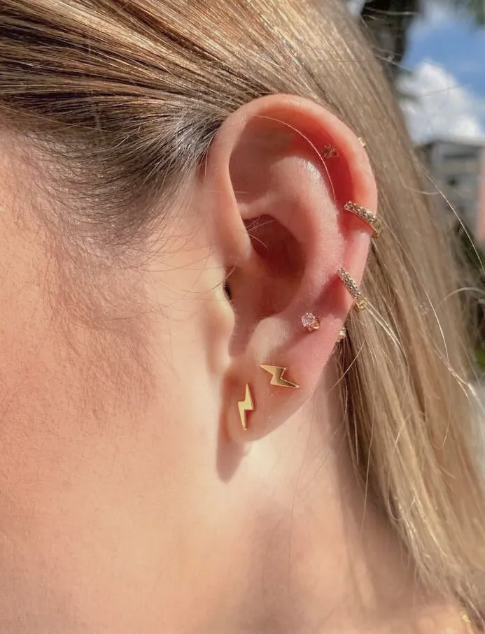 Aretes Rayo — vista 5