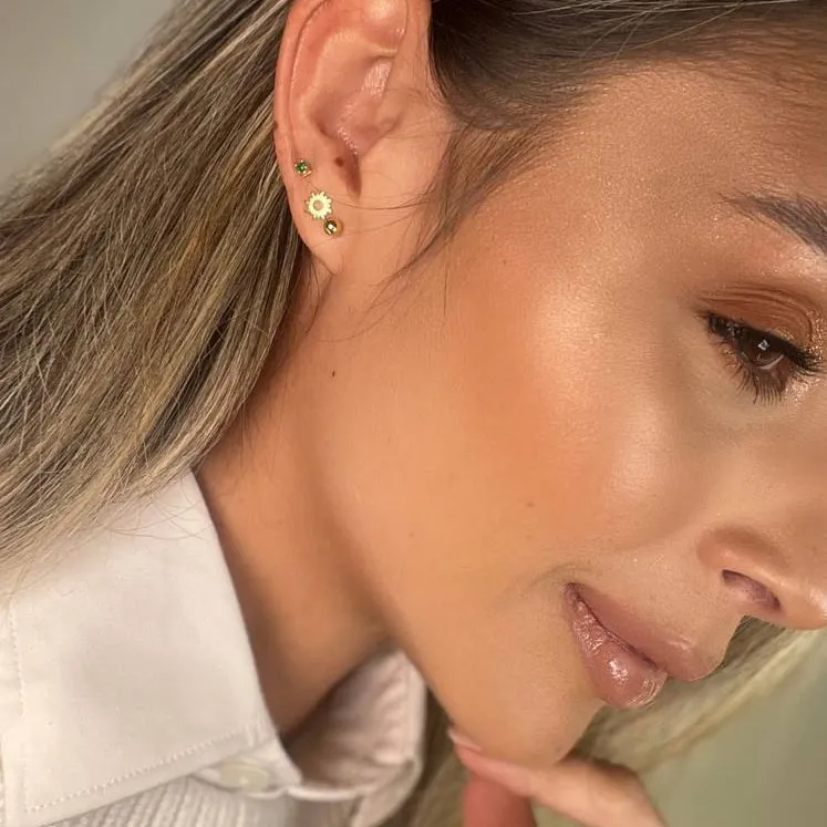 Aretes Sunshine — vista 2