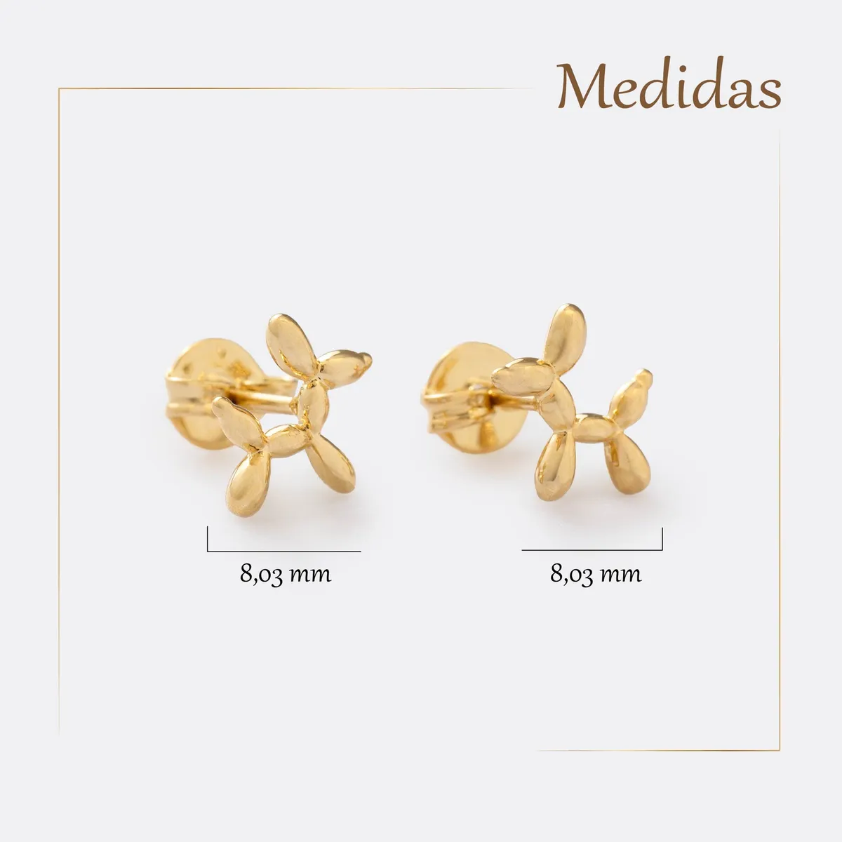 Aretes Balloon Dog — vista 5