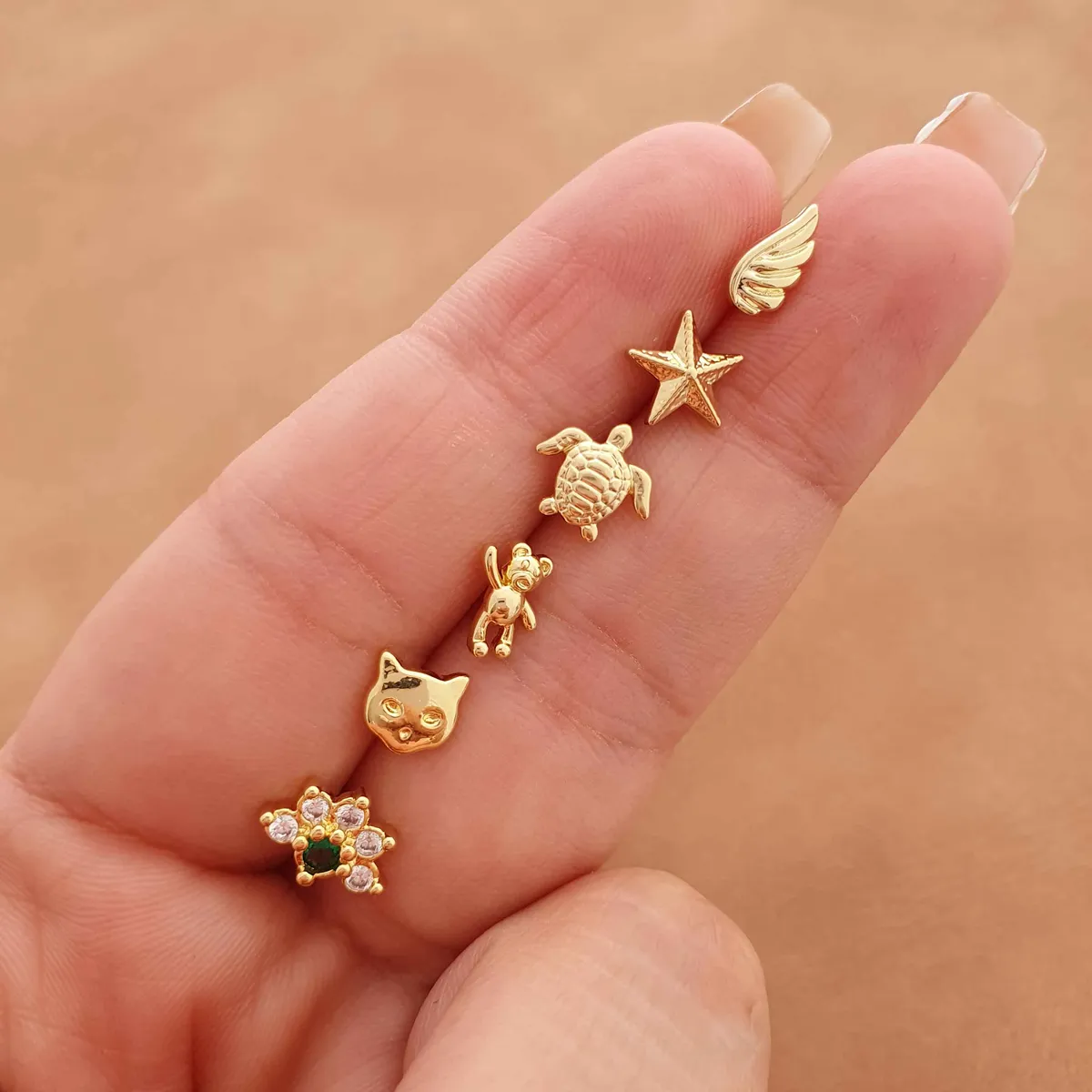 Aretes Turtle — vista 4