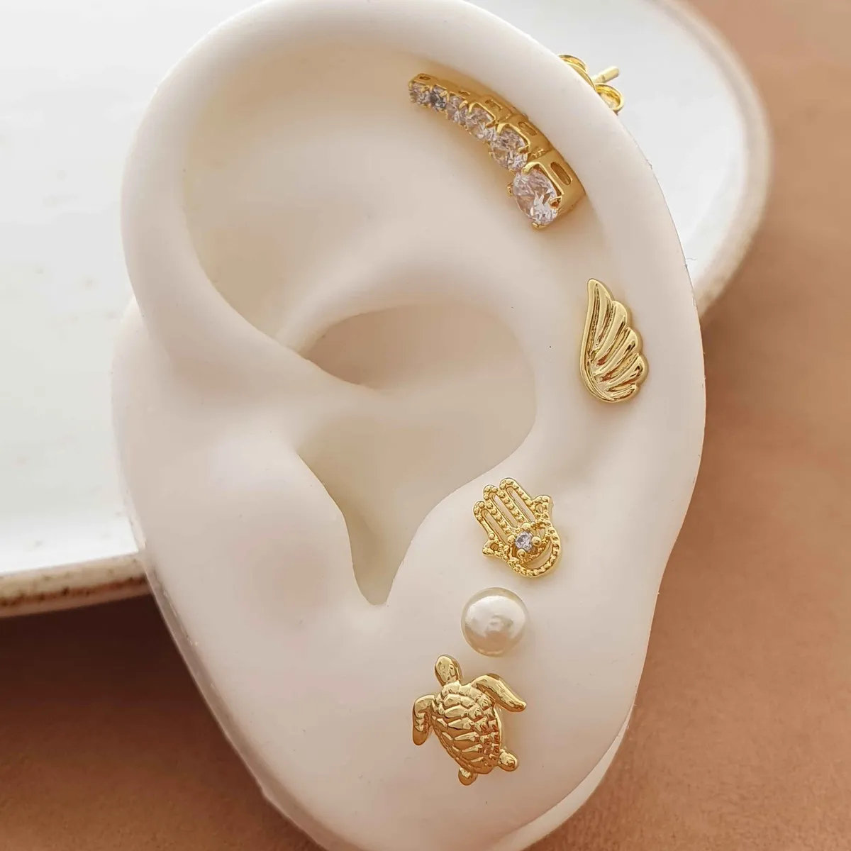 Aretes Turtle — vista 5