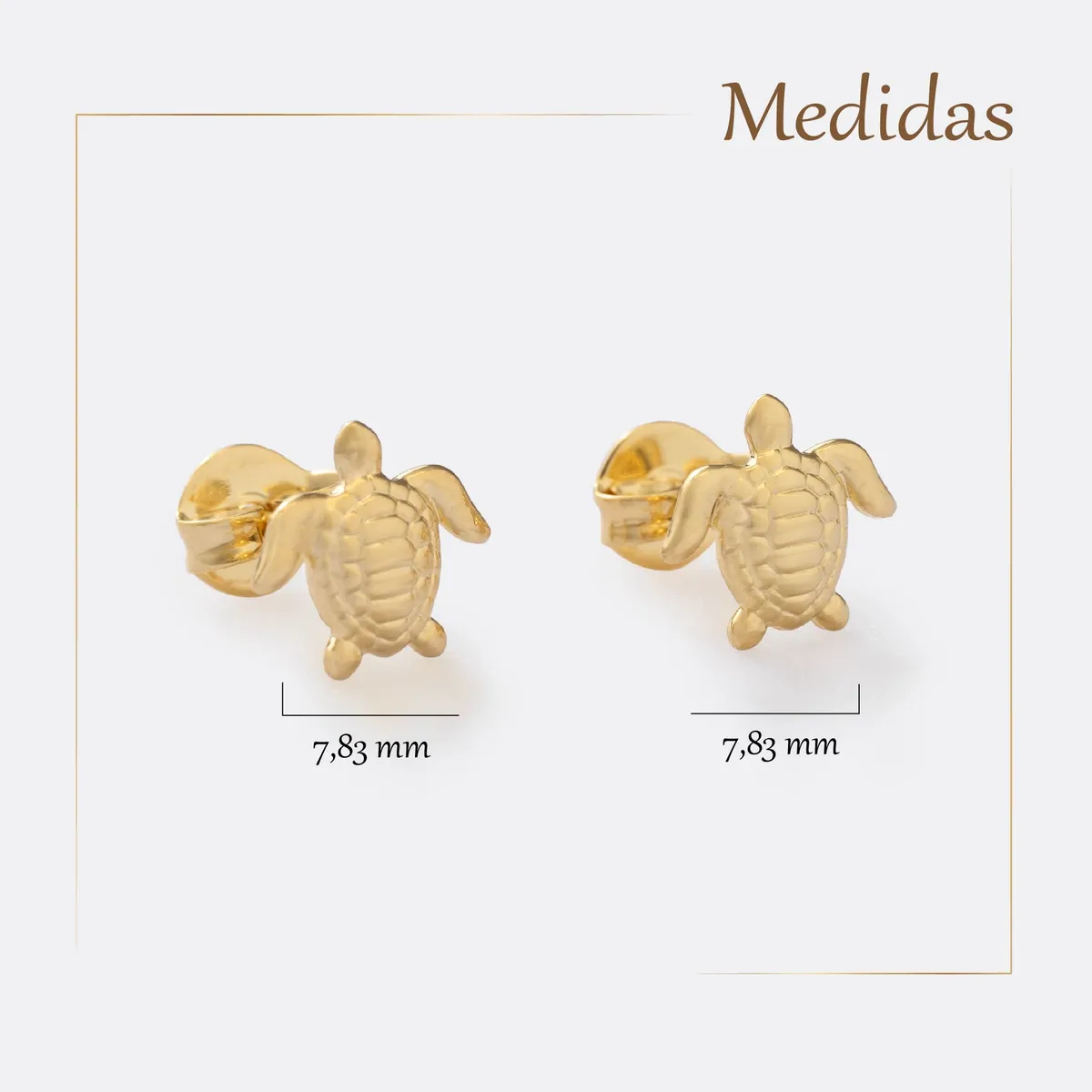 Aretes Turtle — vista 6
