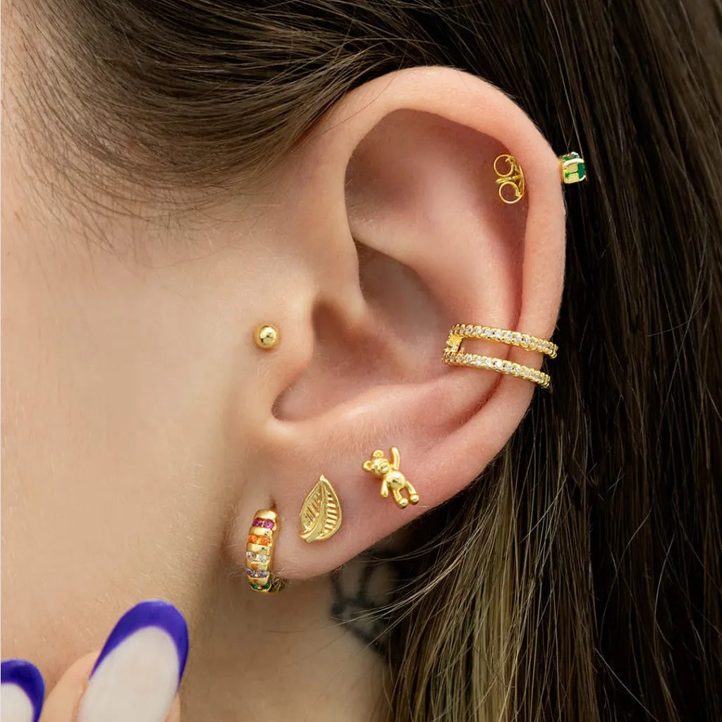 Aretes Hoja — vista 4