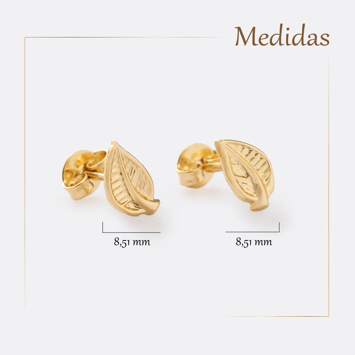 Aretes Hoja — vista 6