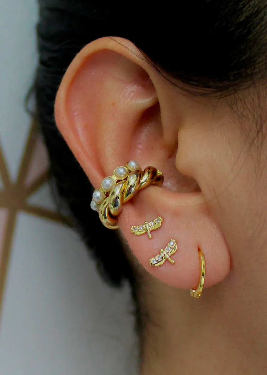 Aretes Libélula — vista 4