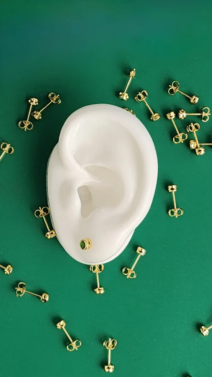 Aretes Green Circle — vista 5