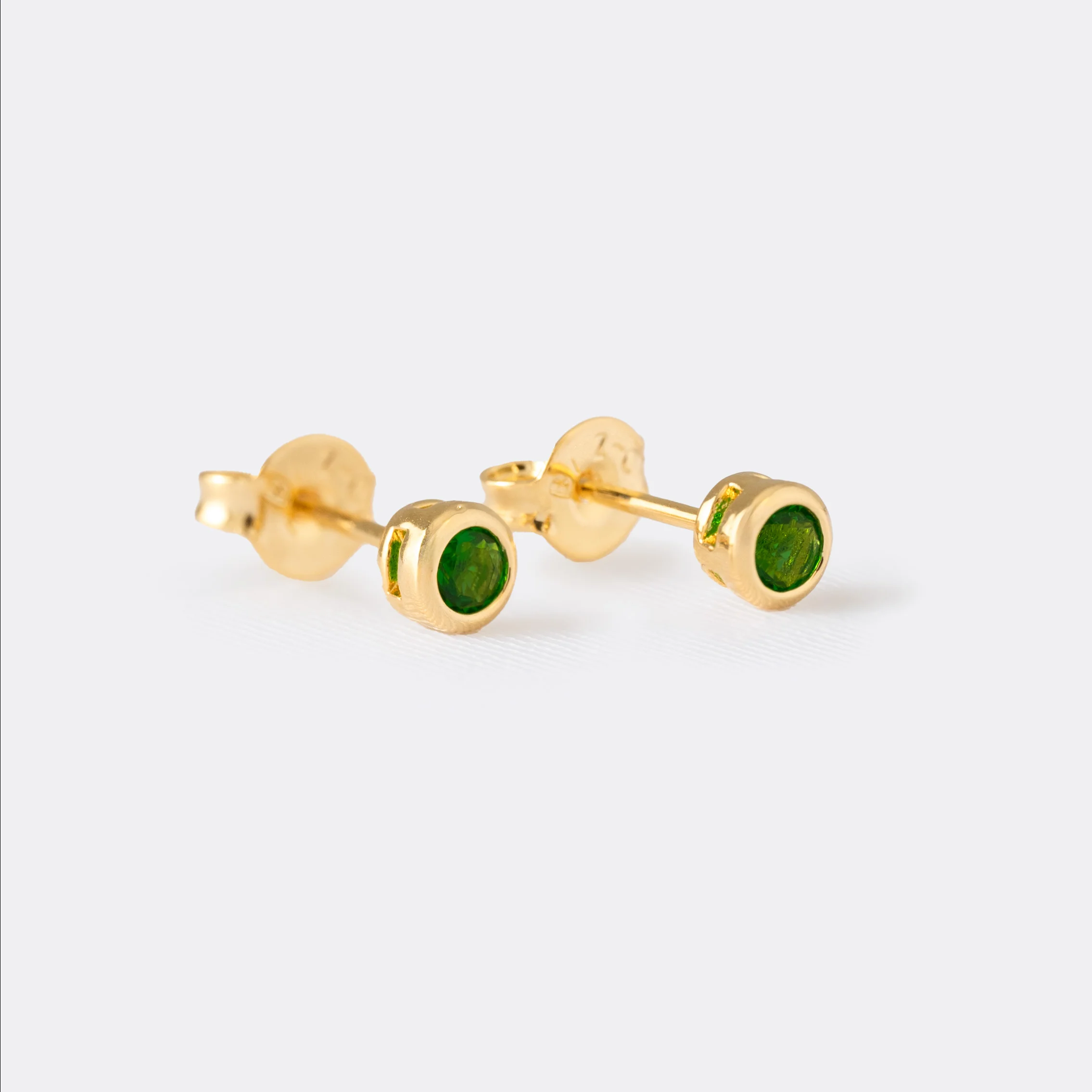 Aretes Green Circle