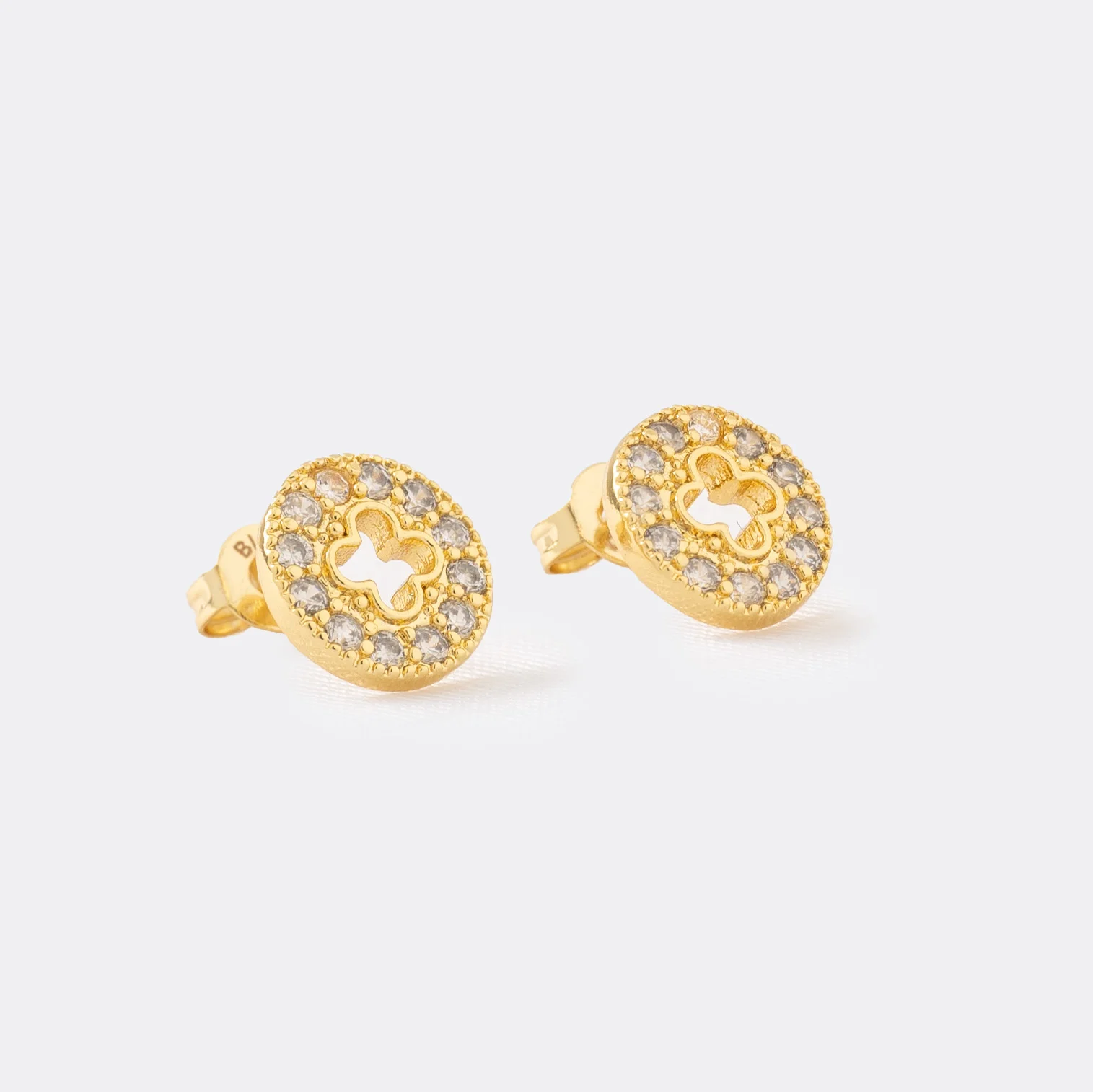 Aretes Clover Redondo Silueta