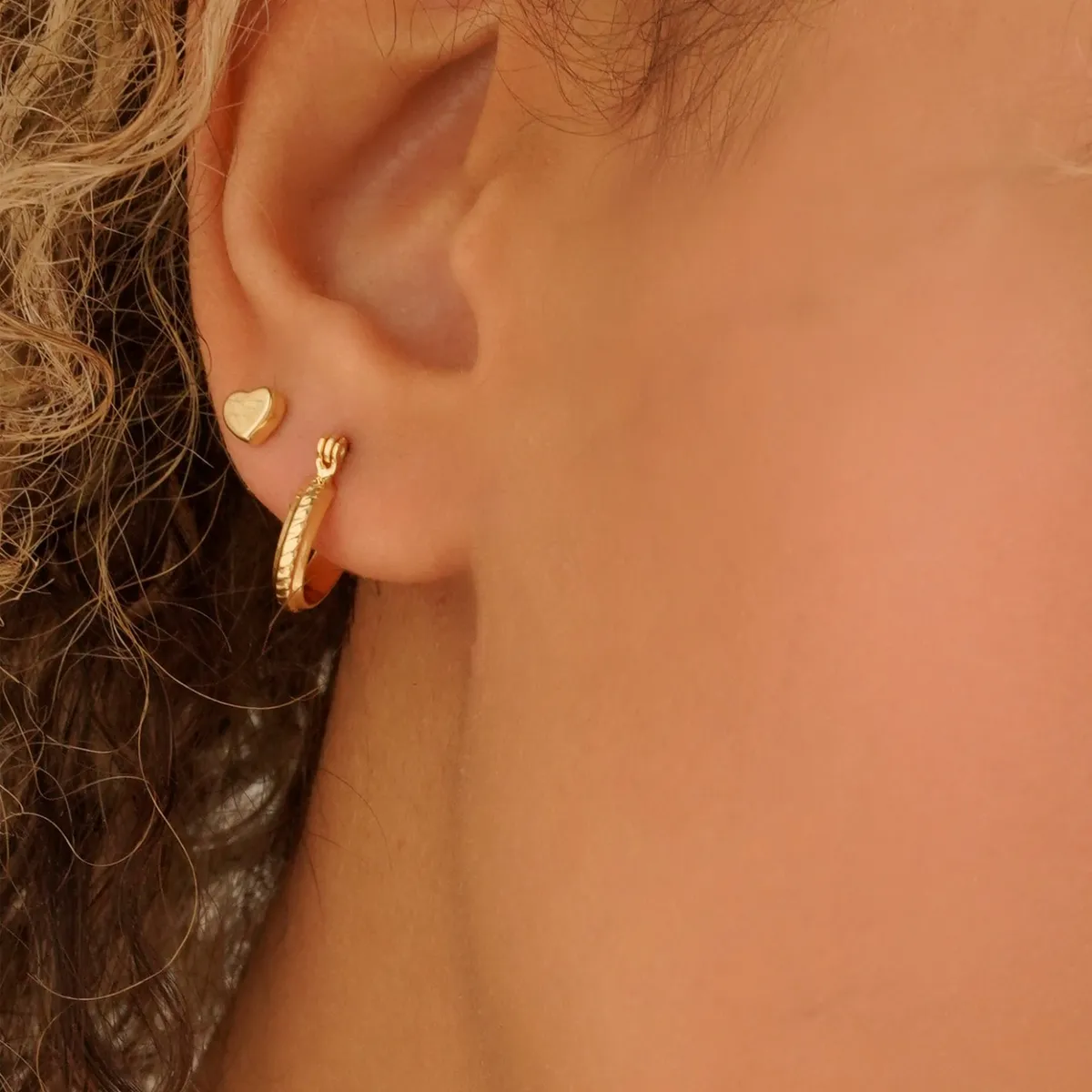 Aretes Candonga Corrugada — vista 6