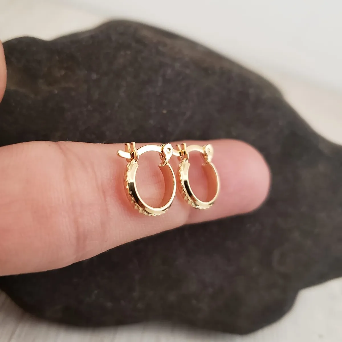 Aretes Candonga Corrugada — vista 7