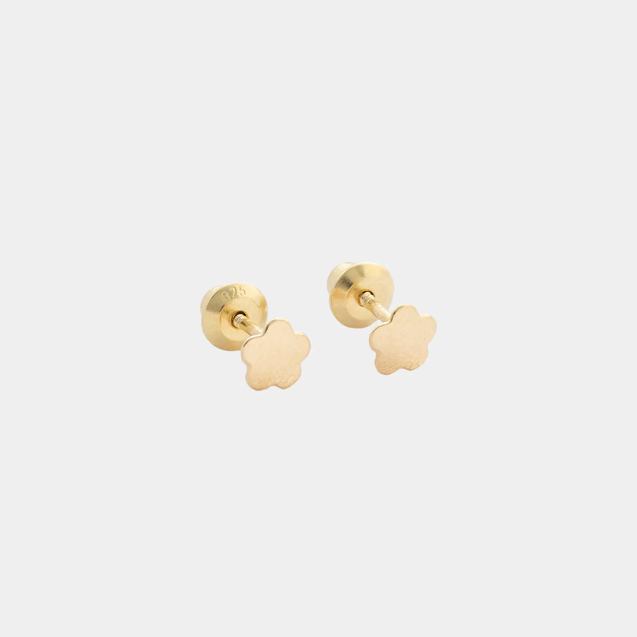 Aretes Topo Flor Encanto