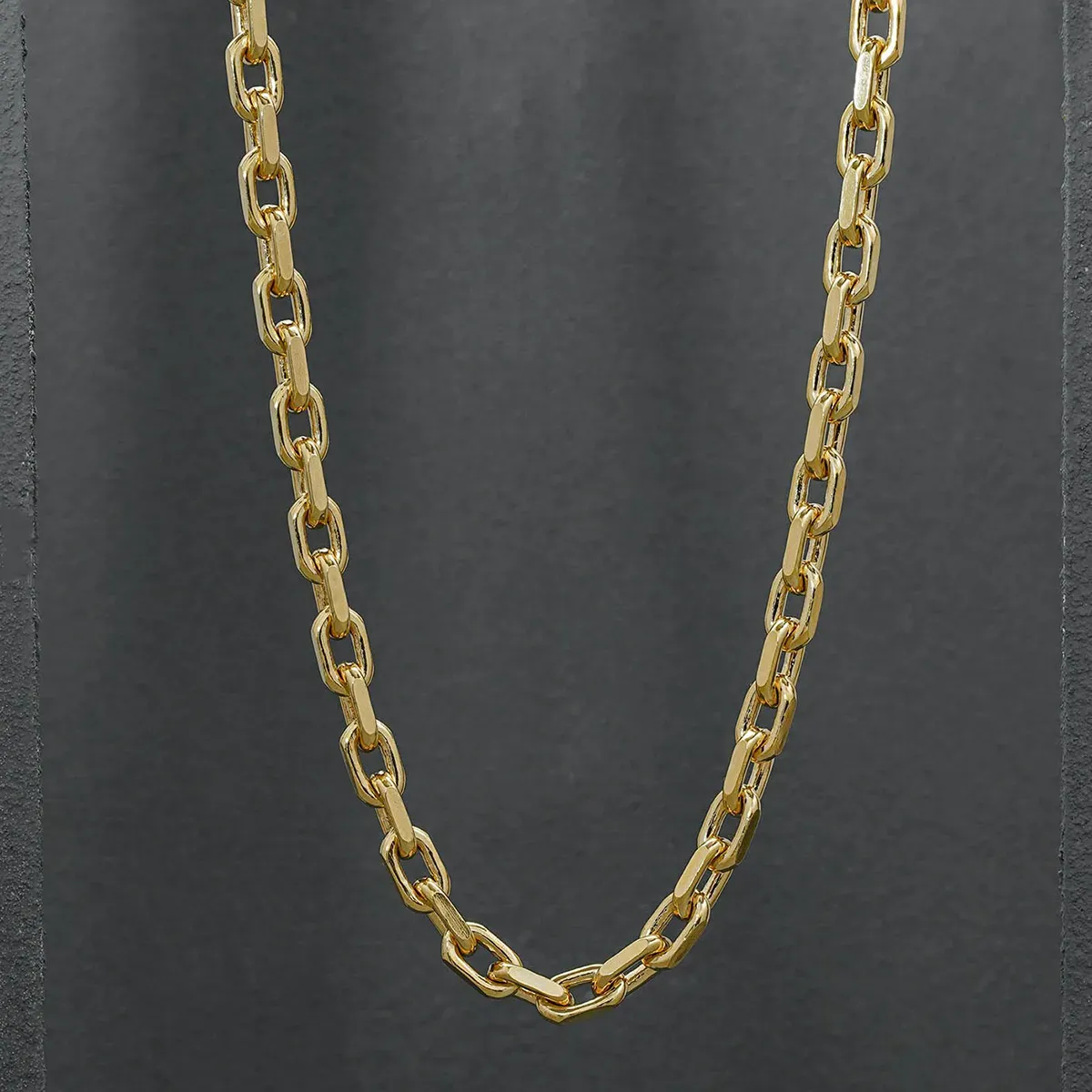 Cadena Aros Diamantada Gruesa — vista 6