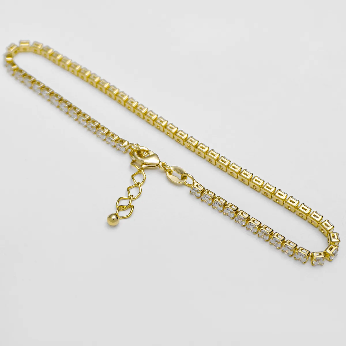 Pulsera Circonias Cristal Unisex