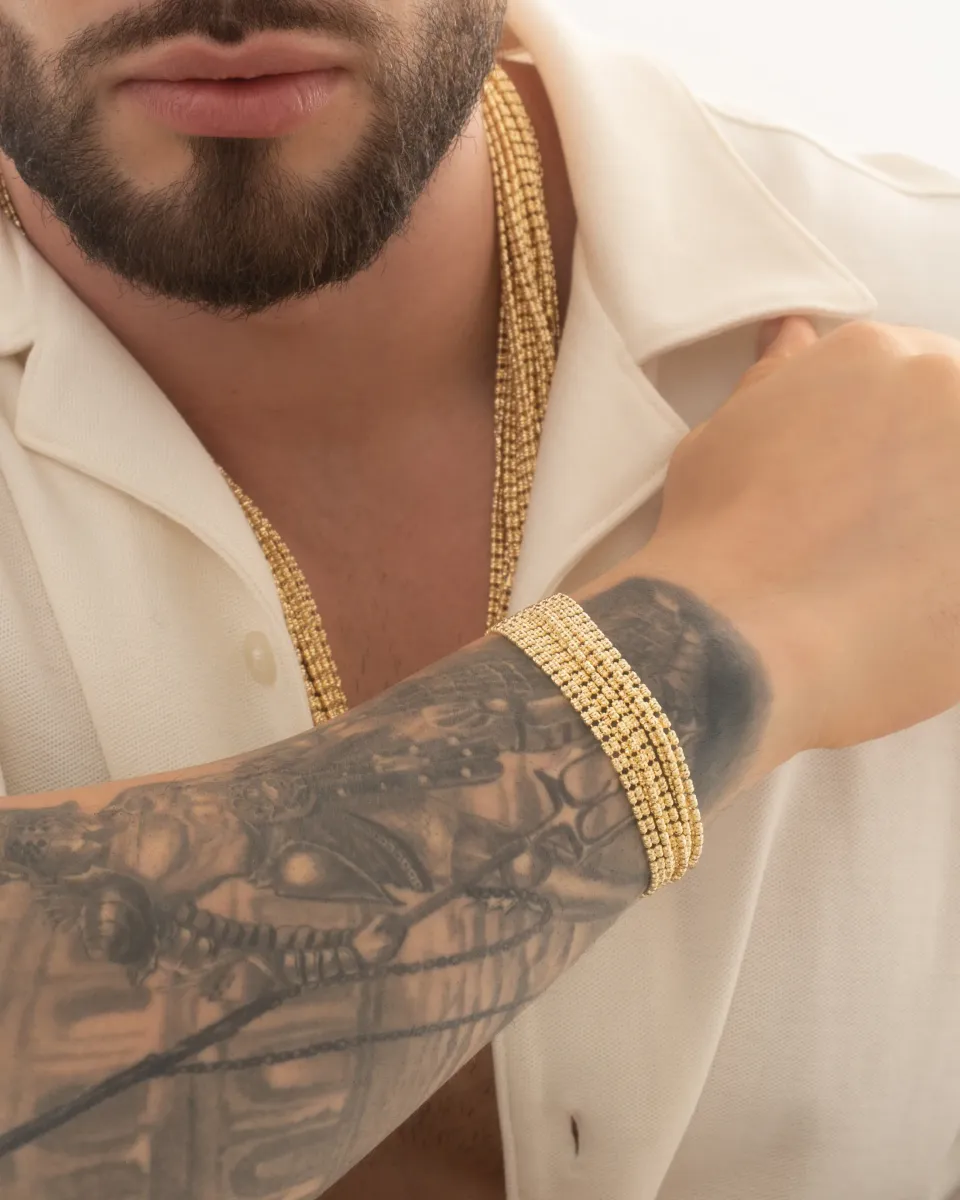 Pulsera Ice Gold 2l Italiana — vista 2