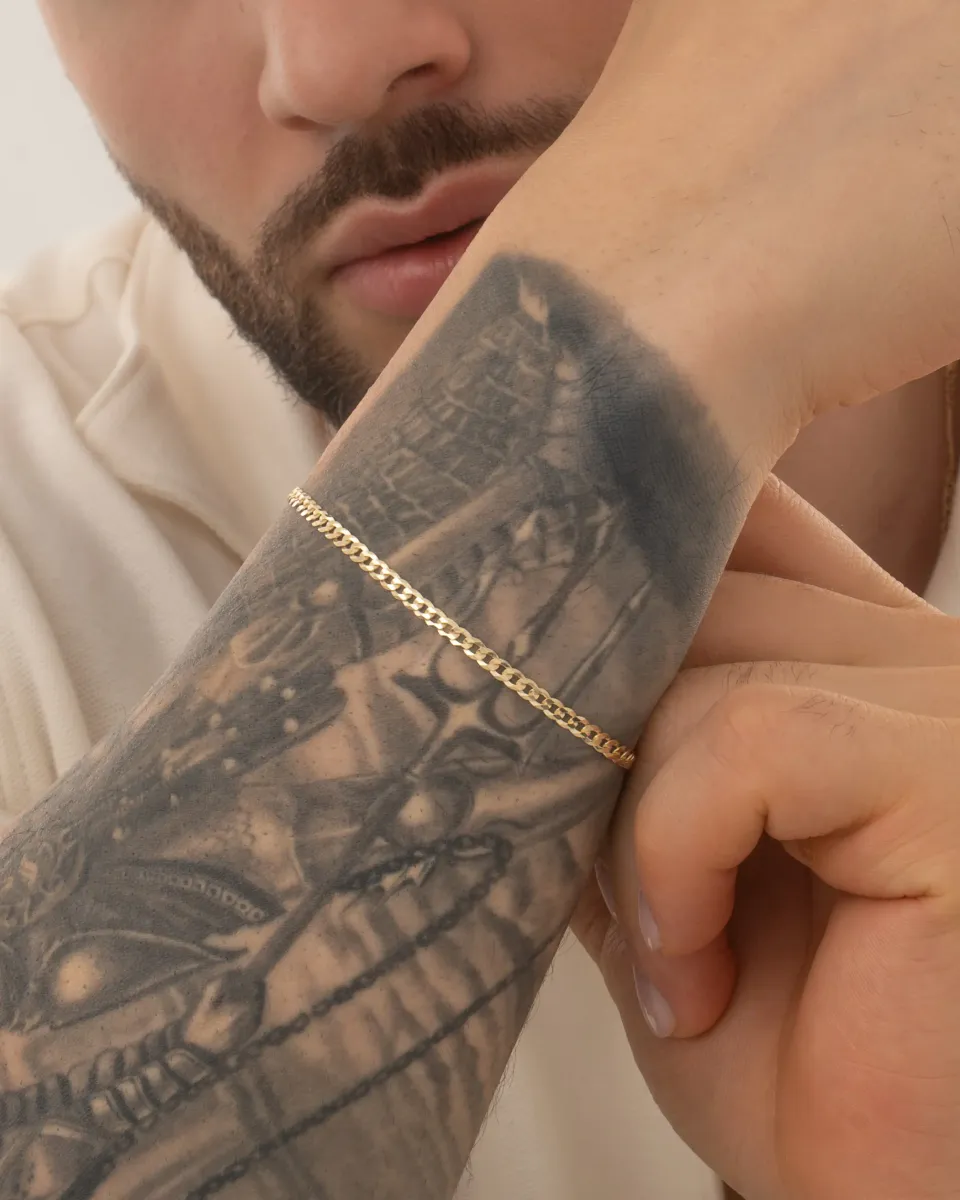 Pulsera Cubana Italiana — vista 2