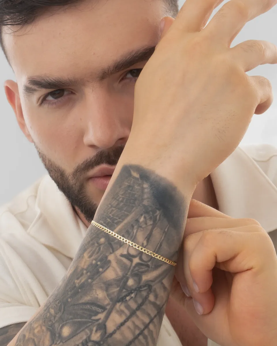 Pulsera Cubana Italiana — vista 4
