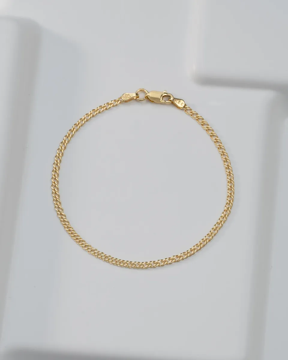 Pulsera Cubana Cruzada — vista 2