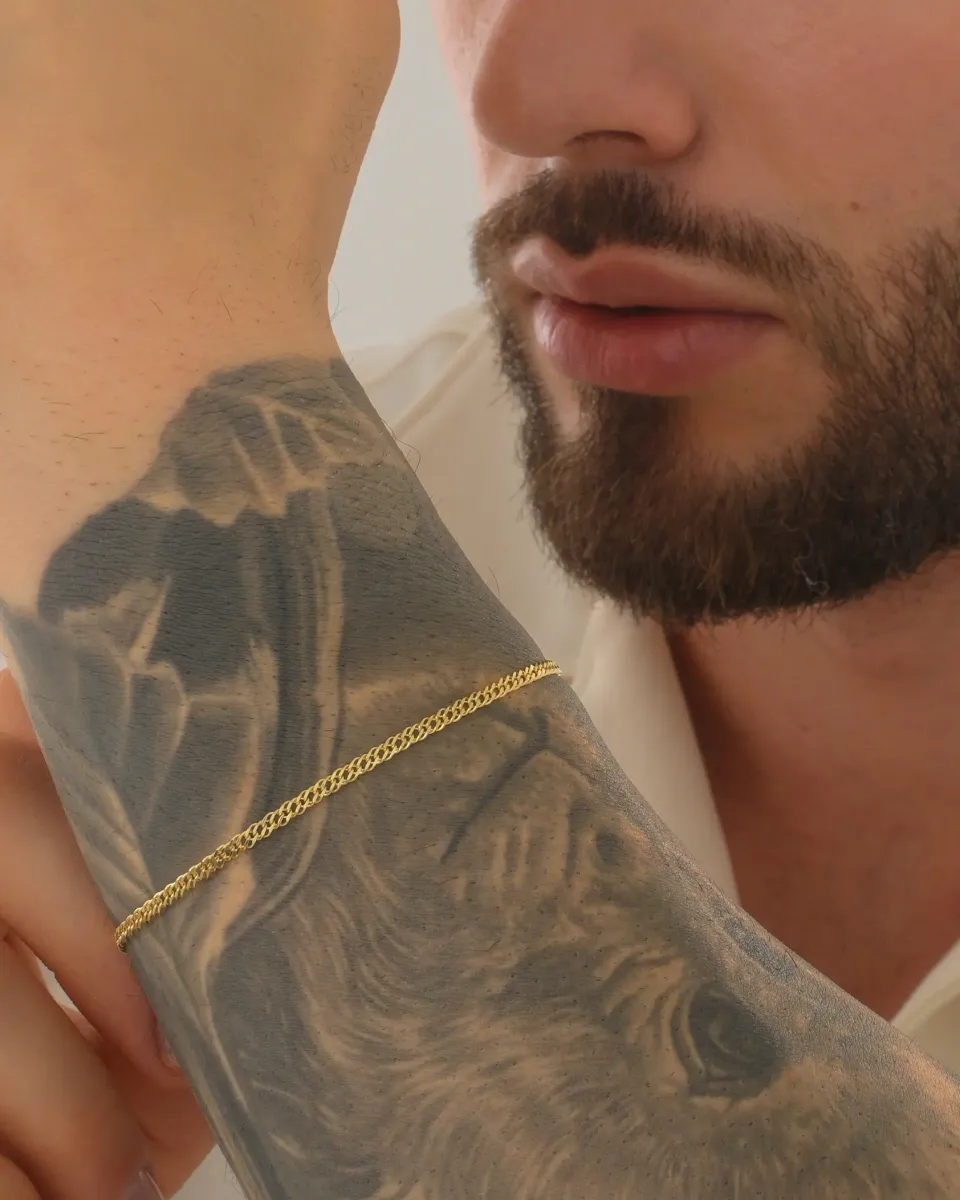 Pulsera Cubana Cruzada — vista 3