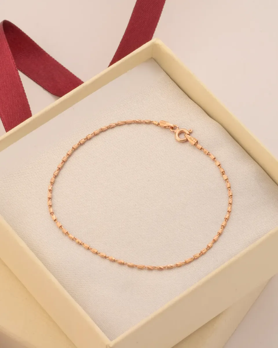 Pulsera Tube Gold Italiana — vista 3