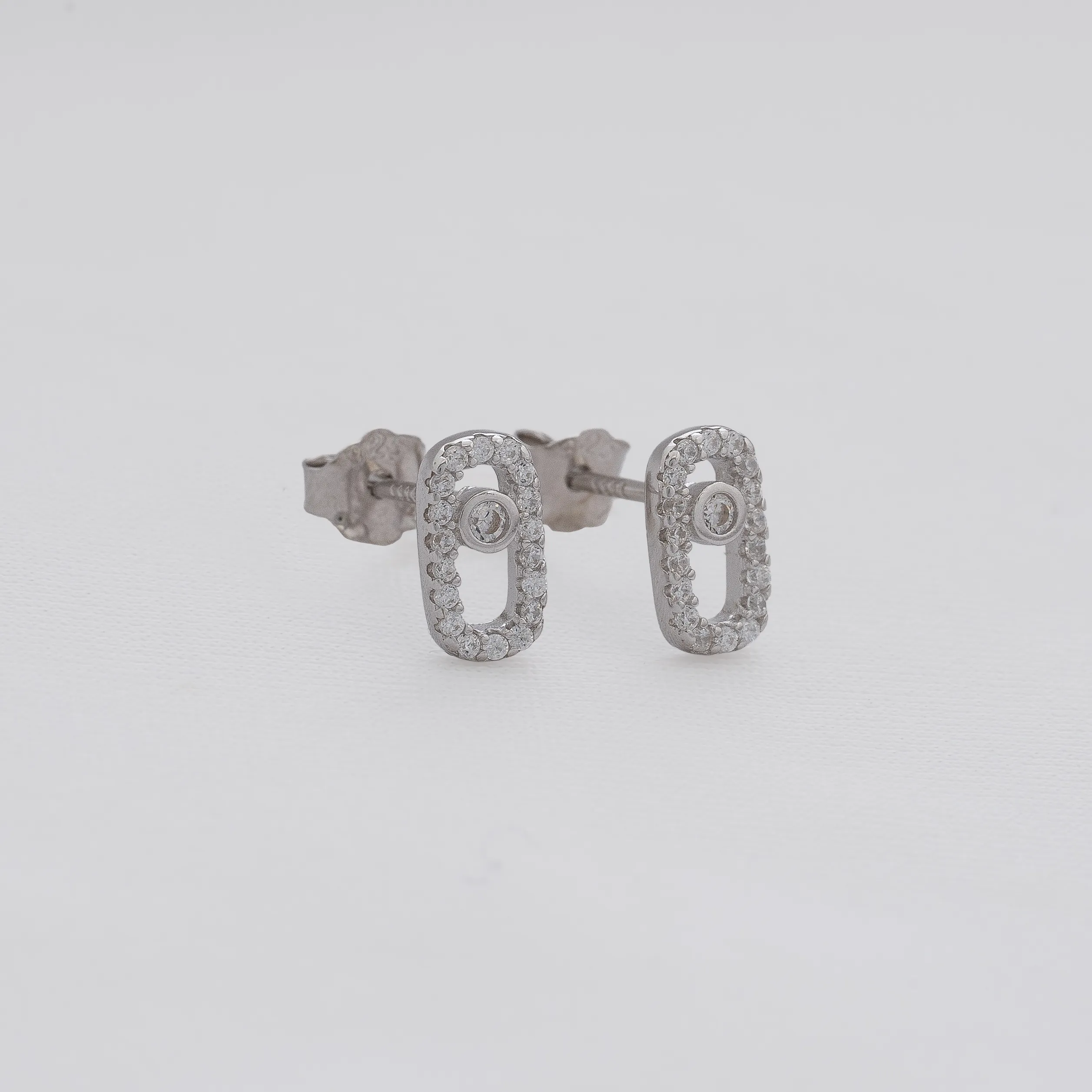 Aretes Move Pavé MSK 4x8 Mm