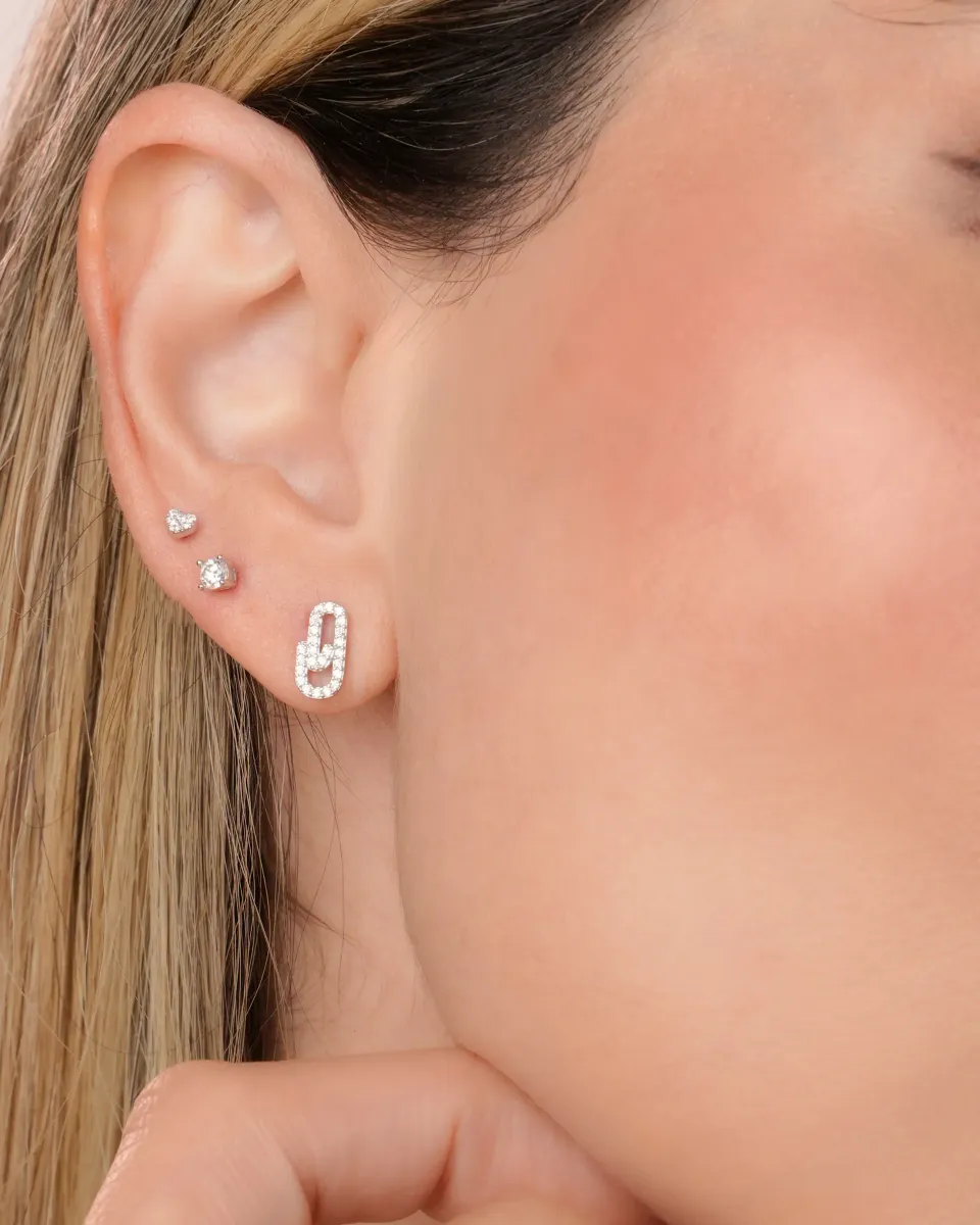 Aretes Clip Shine — vista 4