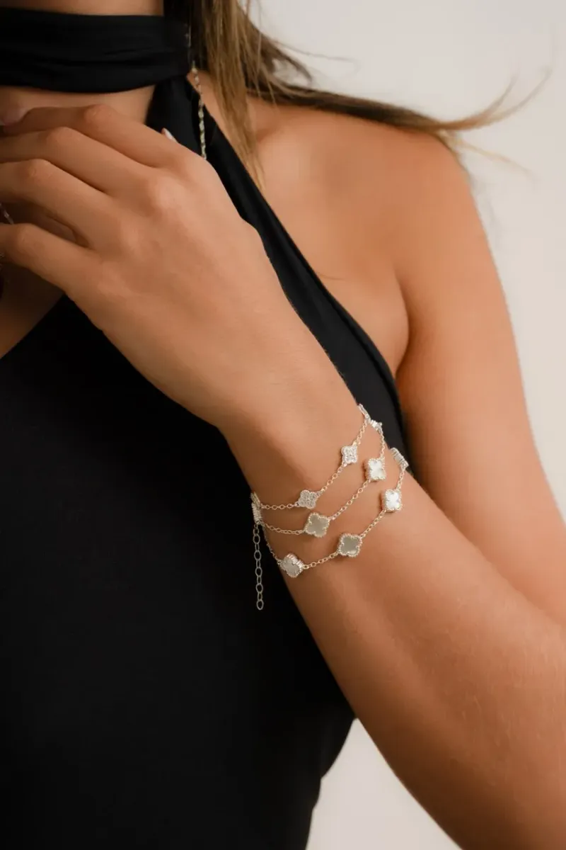 Pulsera Clover Nacar 4h — vista 2